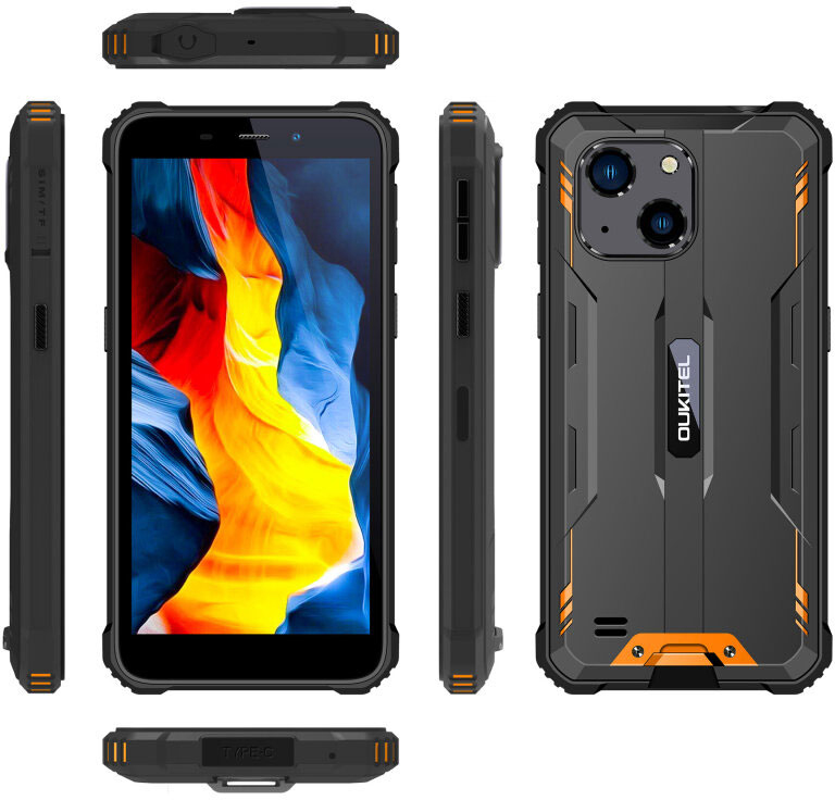 Смартфон Oukitel WP20 4/32GB Orange (Global) - фото 6