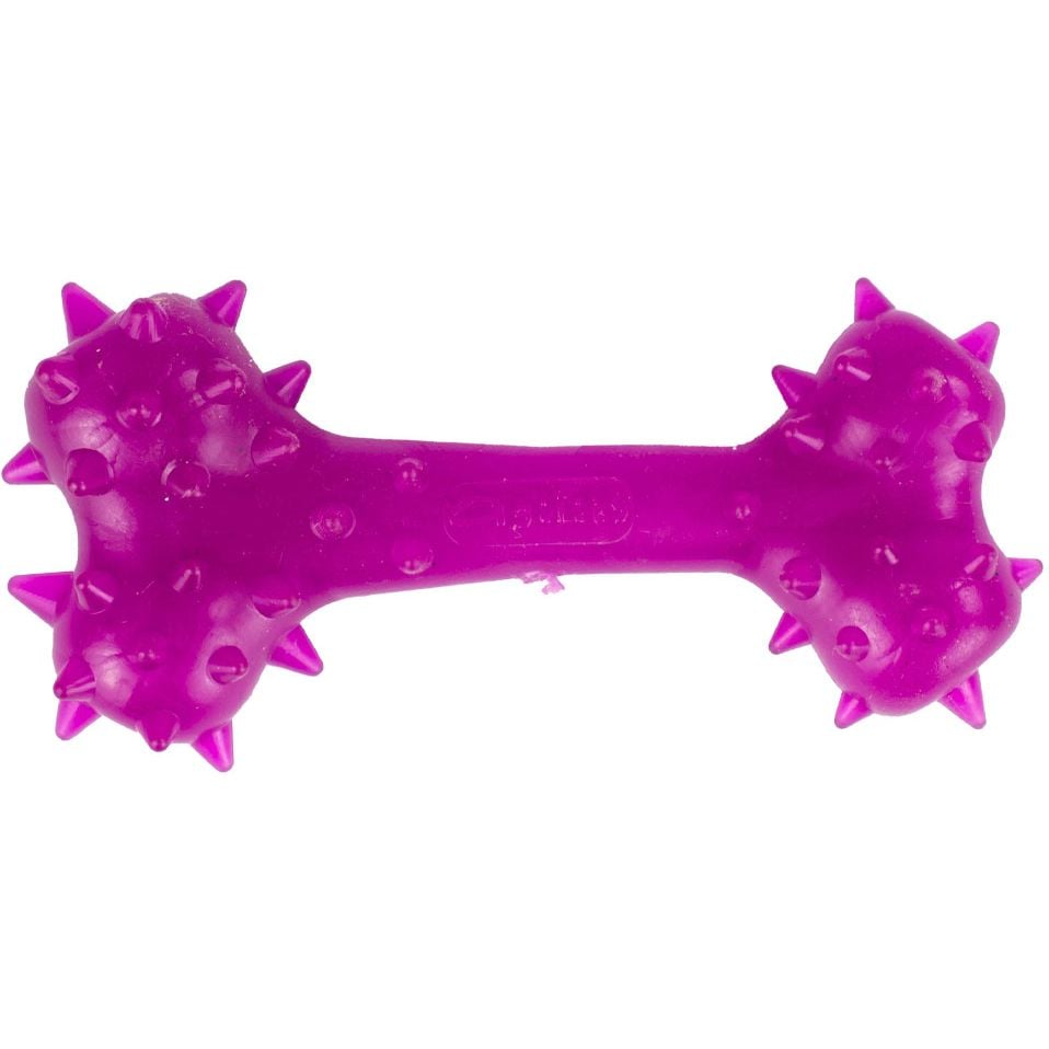 Игрушка для собак Agility кость 12 см фиолетовая - фото 1
