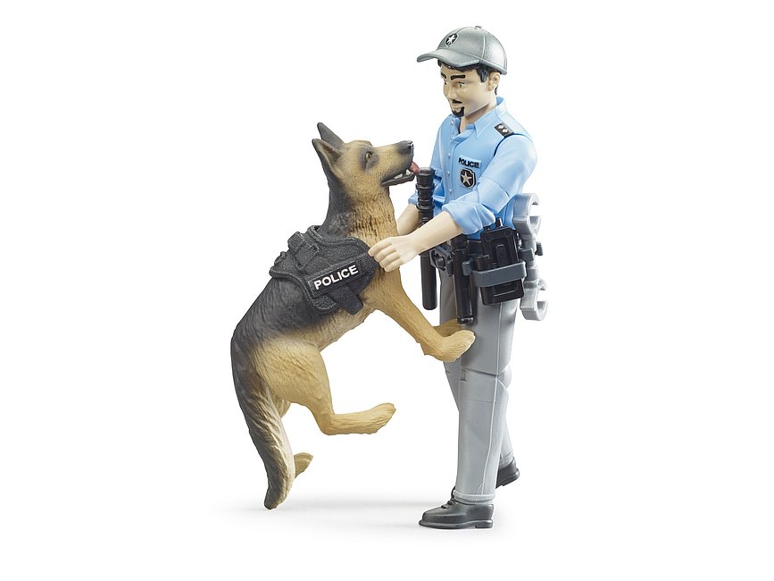 Ігровий набір Bruder Поліцейський з собакою (62150) - фото 2