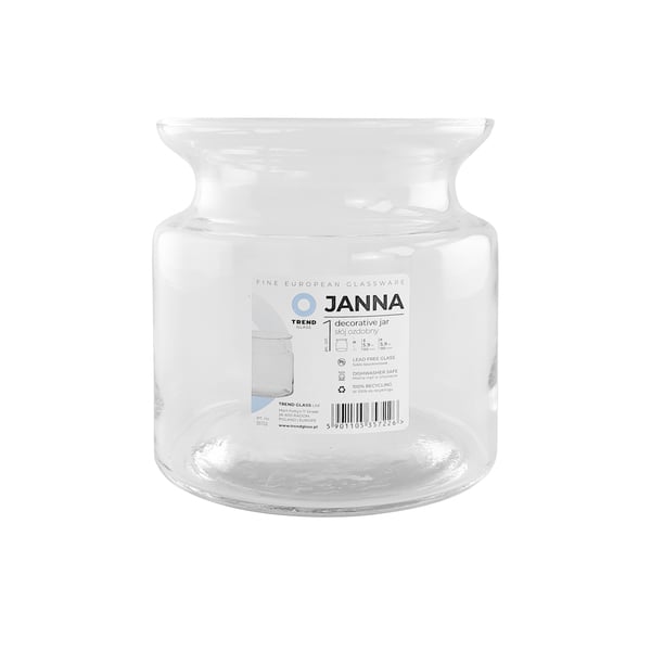 Ваза Trend glass Janna, 15 см (35722) - фото 1