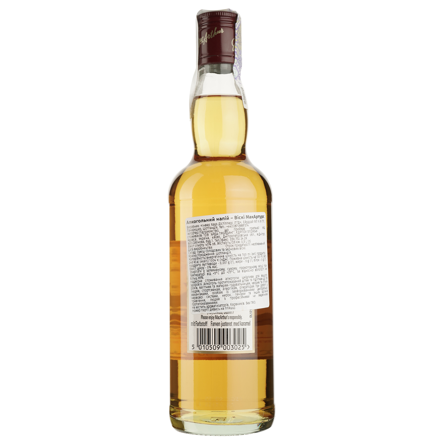 Виски шотландский MacArthurs, 40%, 0,5 л - фото 2