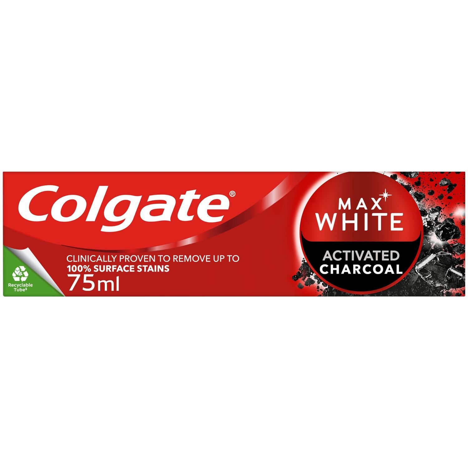 Зубная паста Colgate Max White Activated Charcoal 75 мл - фото 4