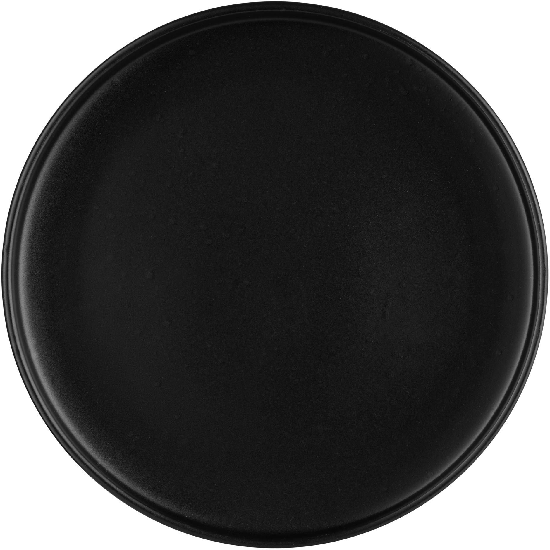 Тарілка обідня Ardesto Trento, 26,5 см, чорна (AR2926TB) - фото 1