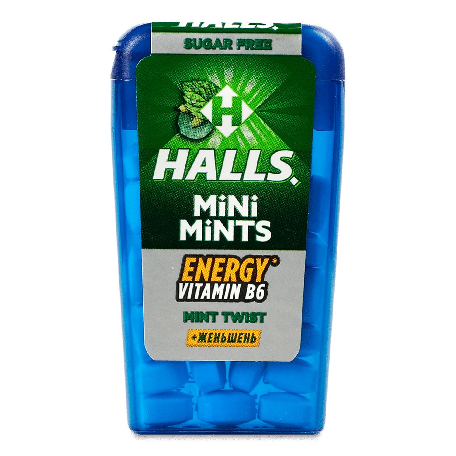 Льодяники Halls Mini Mints М`ята з вітаміном В без цукру 12.5 г (907929) - фото 1