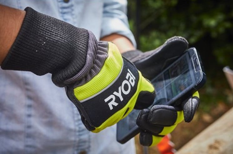 Перчатки для работы с цепной пилой Ryobi RAC258XL влагозащитные размер XL (5132005712) - фото 4