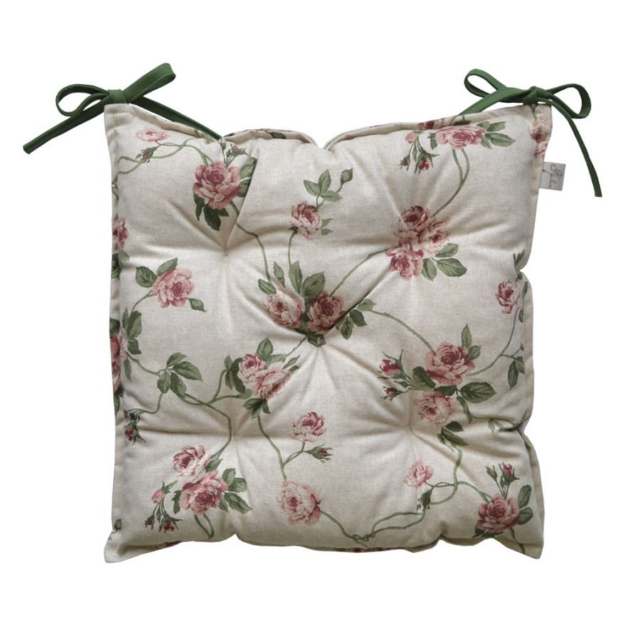 Подушка для стільця Прованс Глорія 40х40 см, квіти (14552) - фото 1
