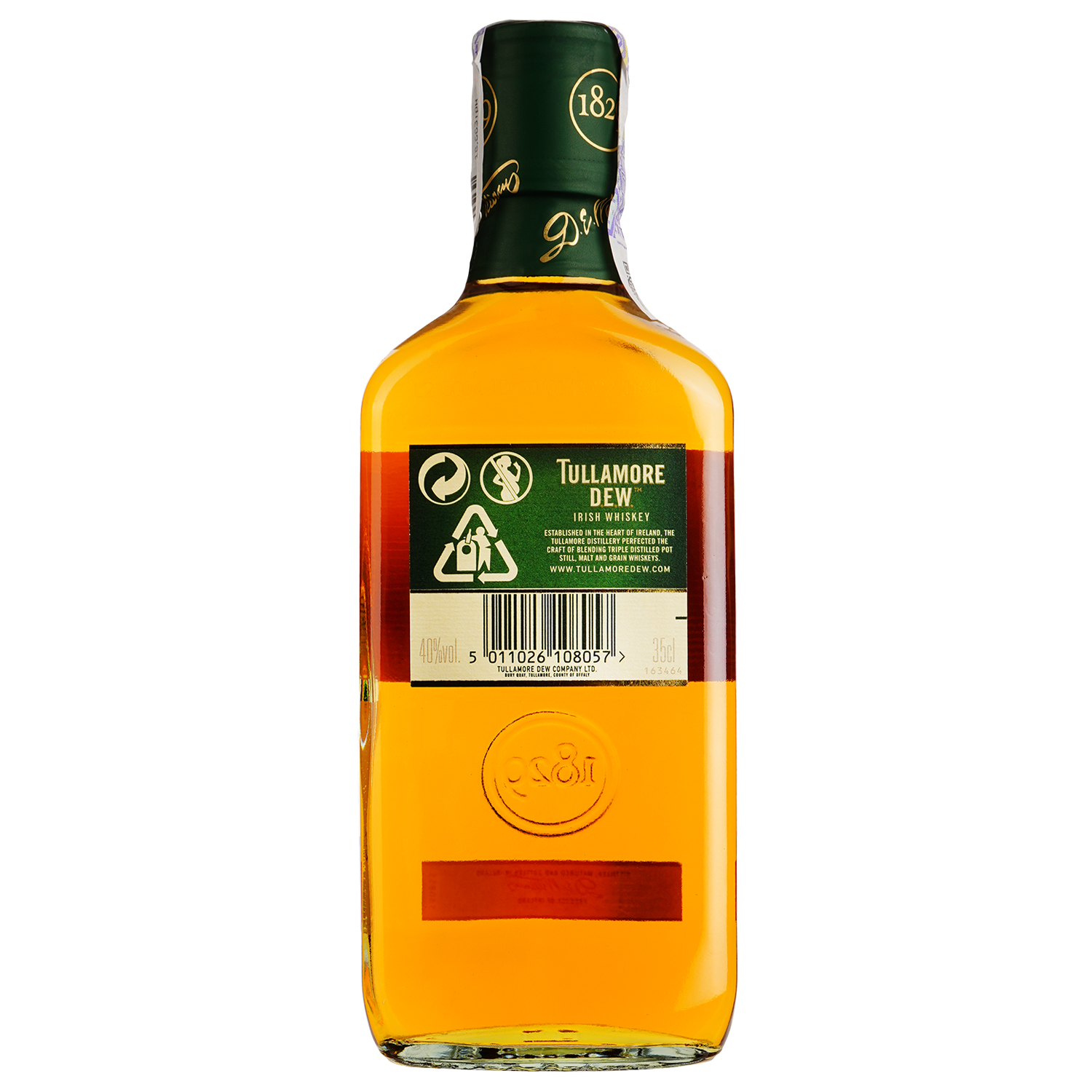 Виски Tullamore Dew Original Irish Whiskey, 40%, 0,345 л (309291) - фото 2