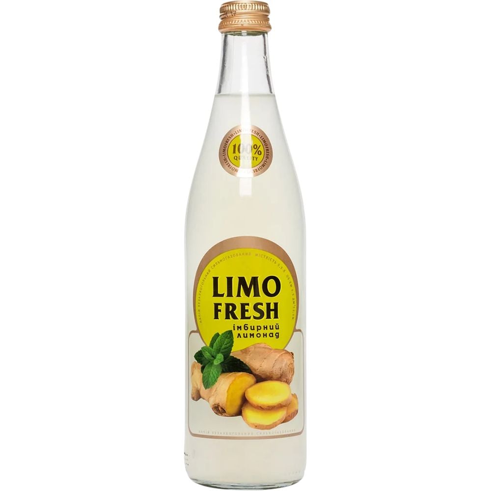 Напиток Limofresh Имбирный лимонад безалкогольный 0.5 л - фото 1