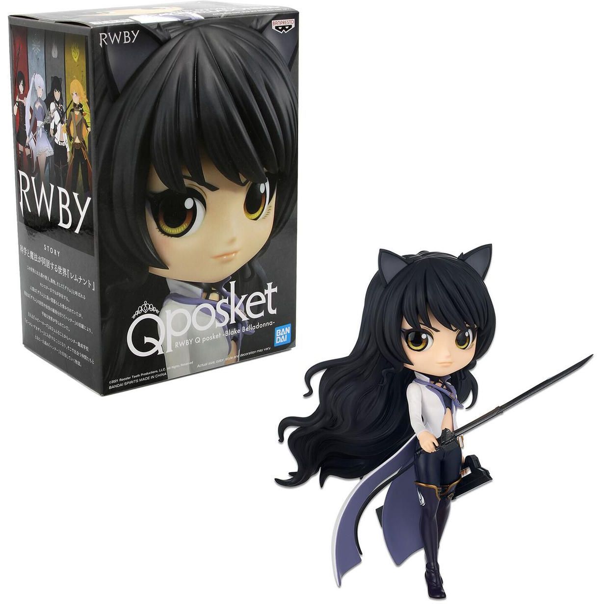 Фігурка Q Posket Blake Belladonna RWBY Блейк Беладонна Червоний, Білий, Чорний, Жовтий 14 см QP RWBY BB - фото 1