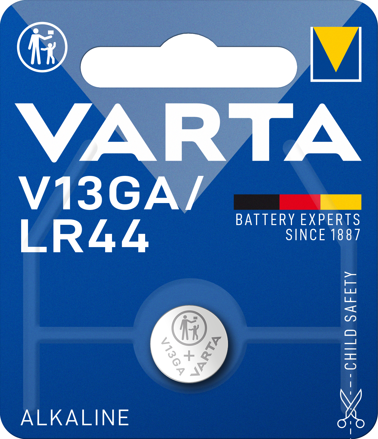Батарейка Varta V13 GA Bli 1 Alkaline, 1 шт. (4276101401) - фото 1