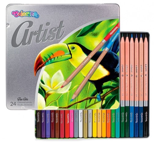 Карандаши цветные Сolorino Artist, 24 цвета, 24 шт. (83263PTR) - фото 1