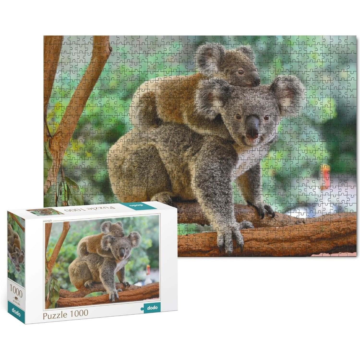 Пазл DoDo Маленькая коала с мамой, 1000 элементов (301183) - фото 4