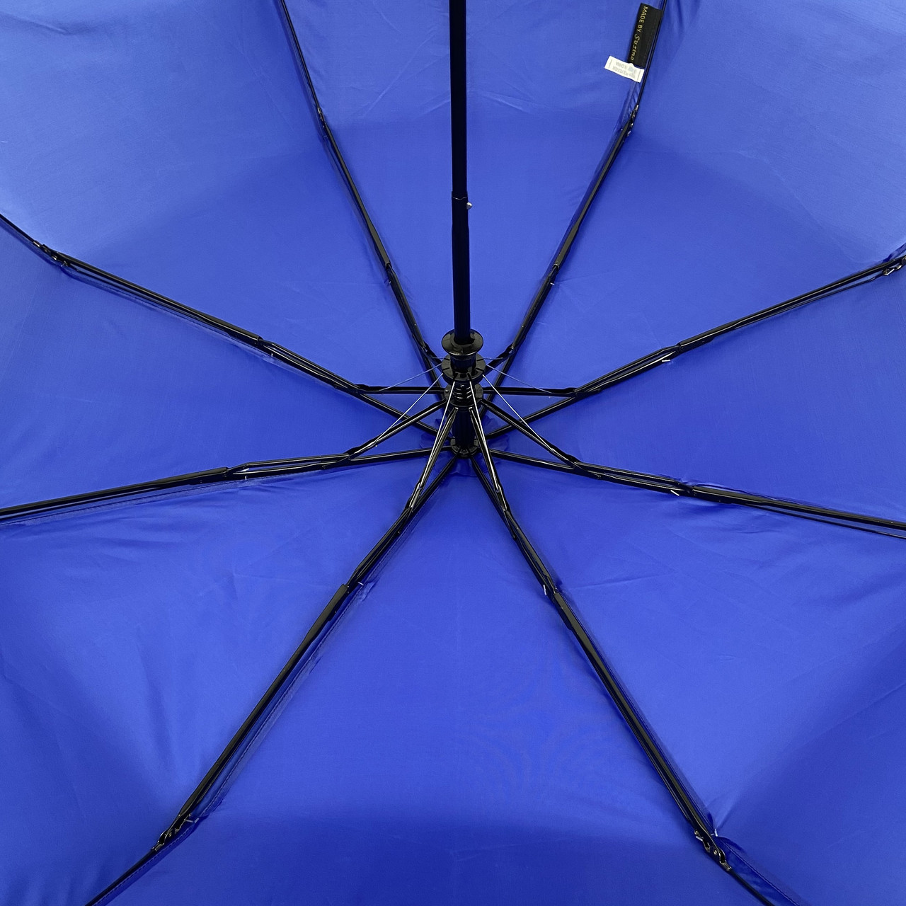 Жіноча складана парасолька напівавтомат S&L 98 см синя - фото 4
