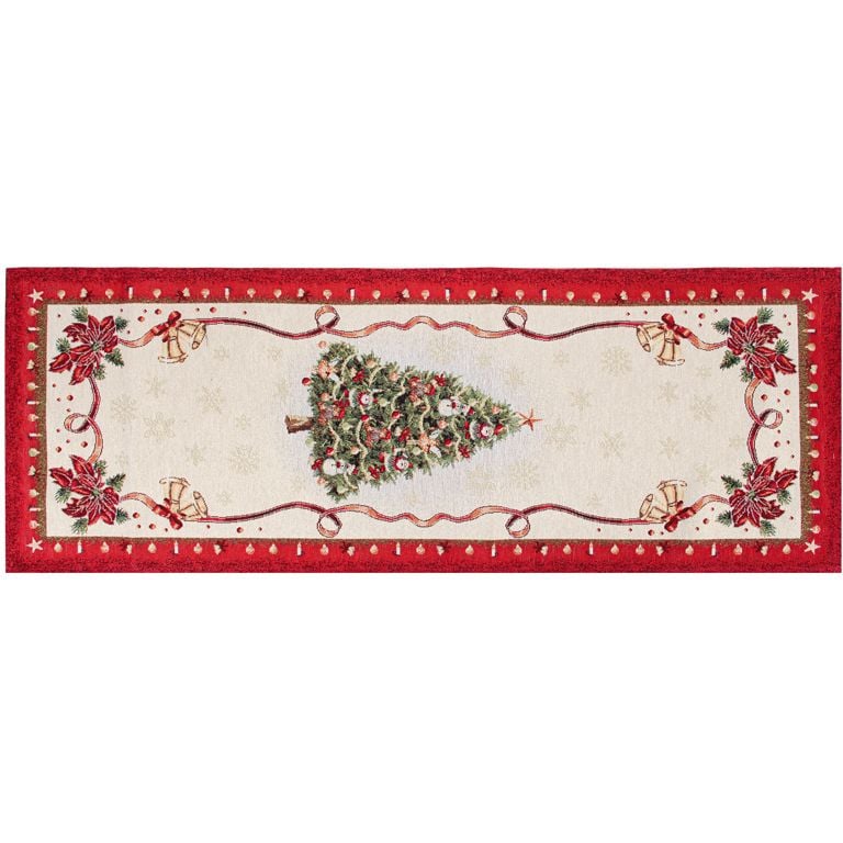Ранер Lefard Home Textile Navidad гобеленовий з люрексом, 100х40 см (716-114) - фото 1