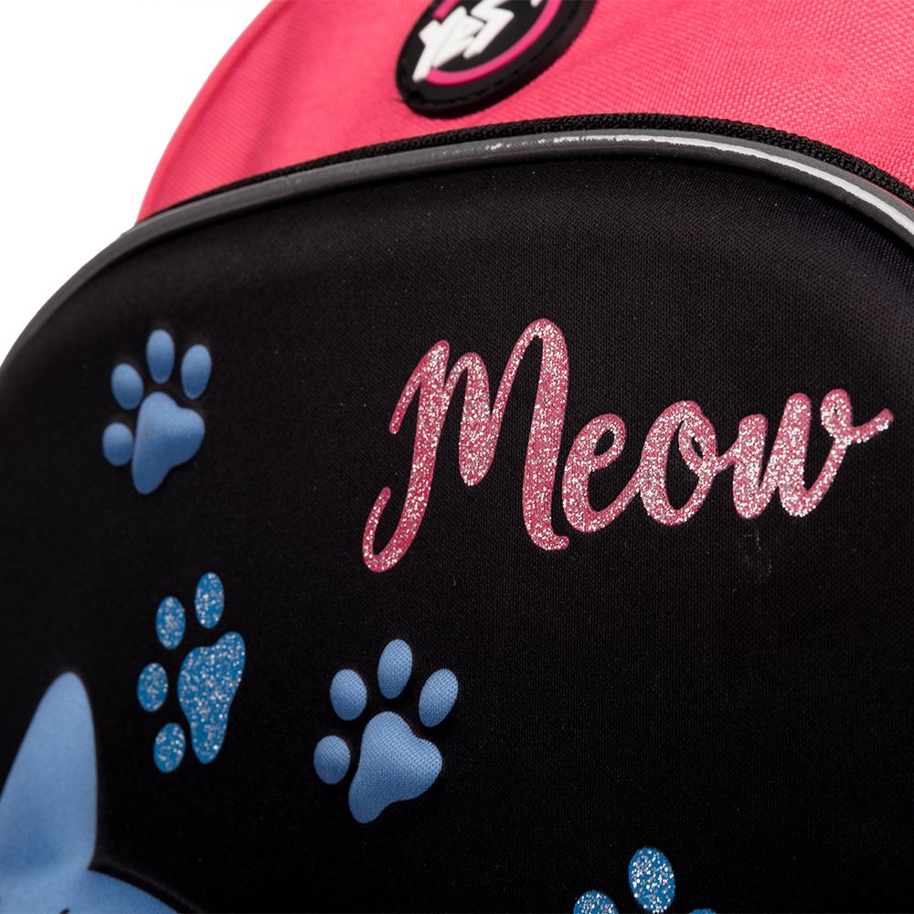 Рюкзак Yes S-58 Meow, черный с розовым. (558004) - фото 13
