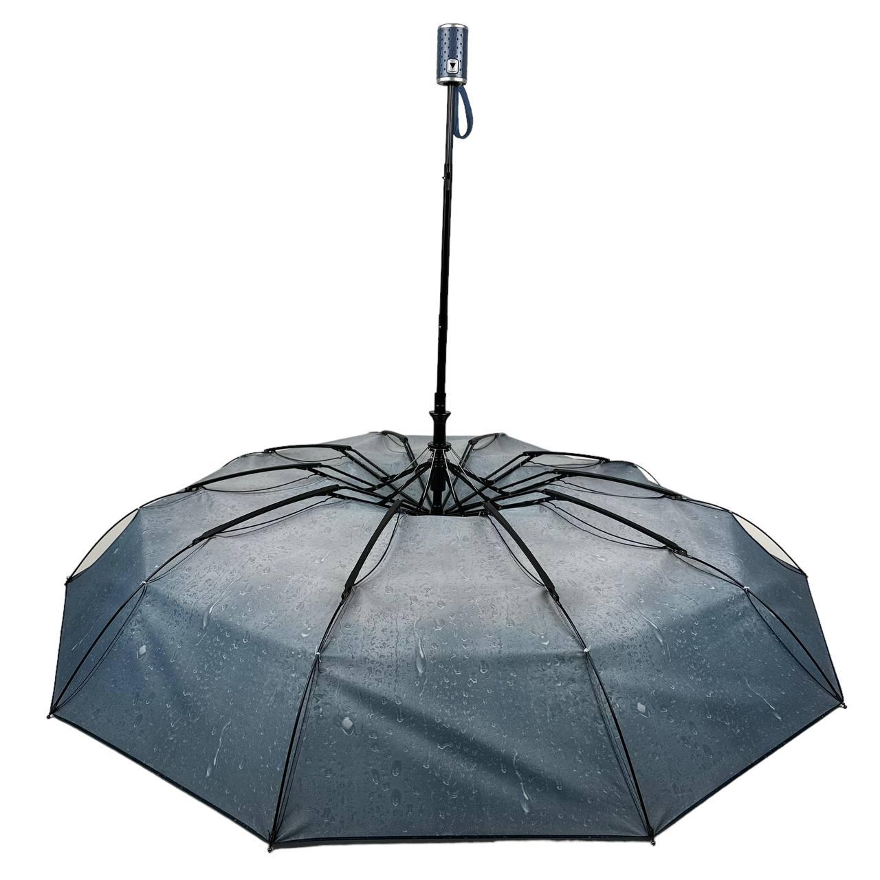 Жіноча складана парасолька напівавтомат Bellissima 100 см синя - фото 7