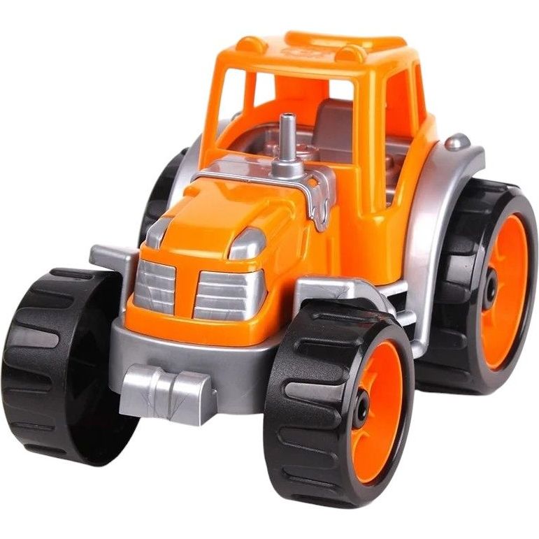 Игрушка машинка ТехноК Трактор оранжевая (3800) - фото 1