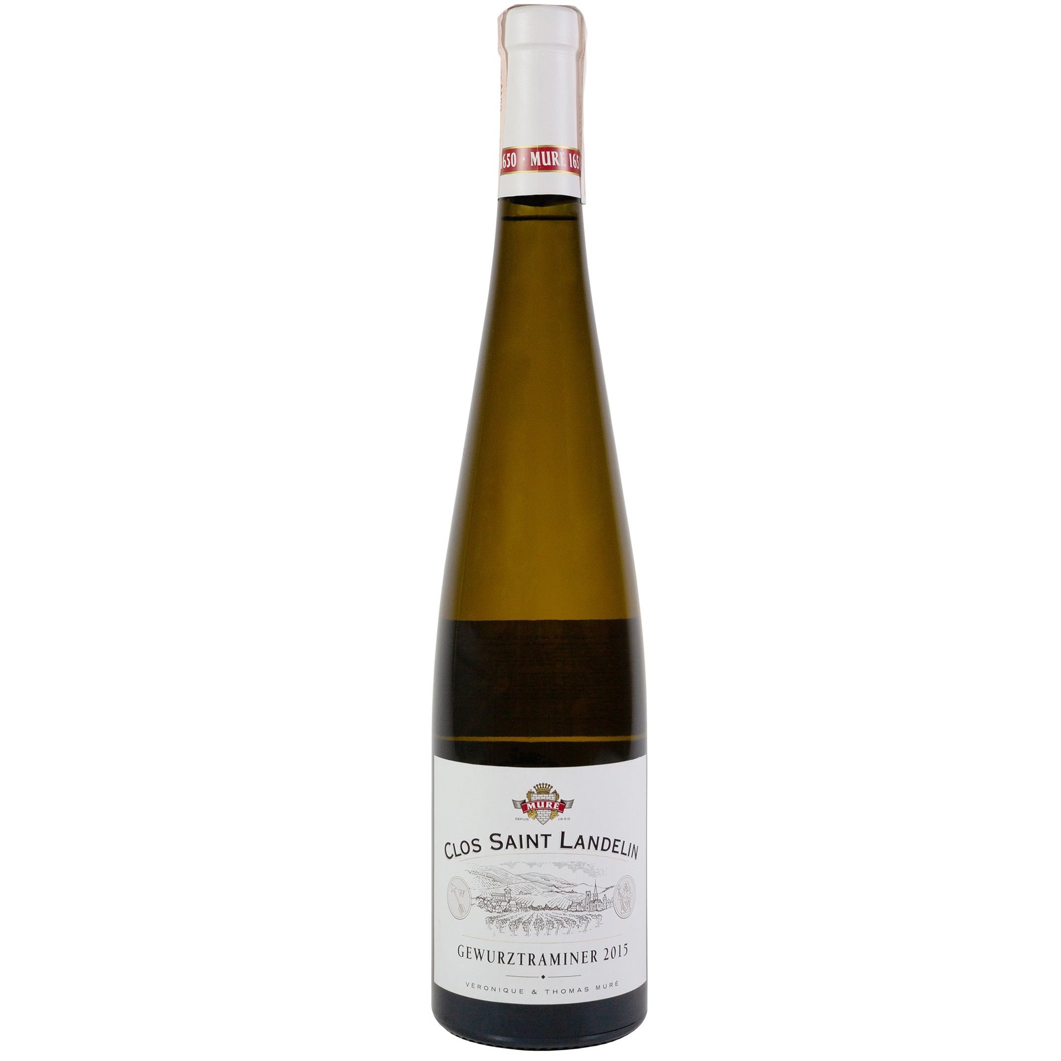 Вино Mure Gewurztraminer Clos Saint Landelin 2015, белое, полусухое, 0,75 л - фото 1