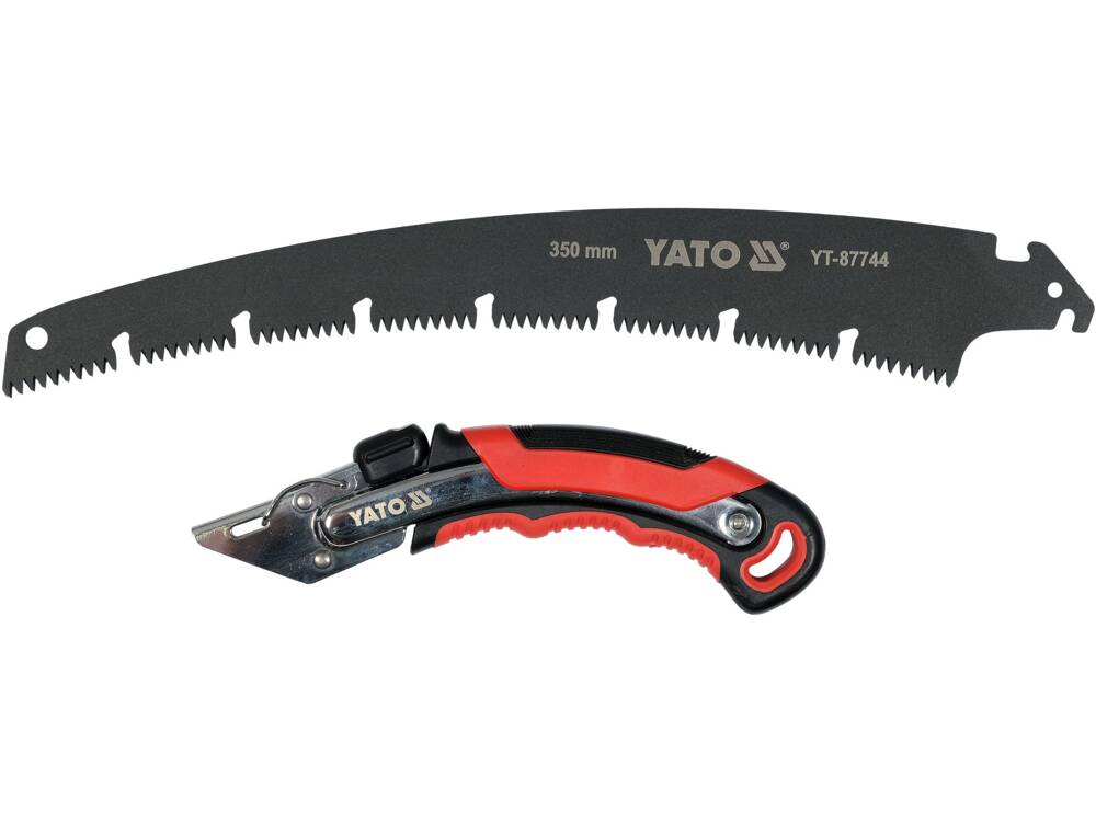 Ножовка для веток Yato раскладная овальная с кобурой 35 см 7 зубьев - фото 6
