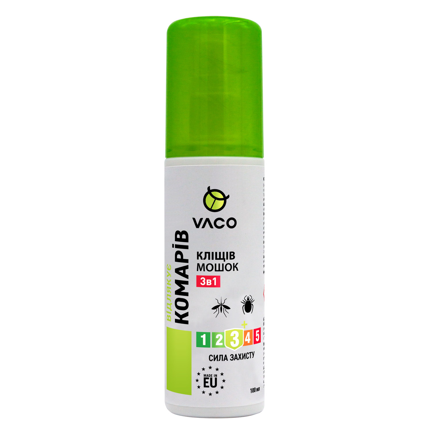 Photos - Pest Repellent Vaco Спрей  3 в 1 від комарів, кліщів та мошок, 100 мл 
