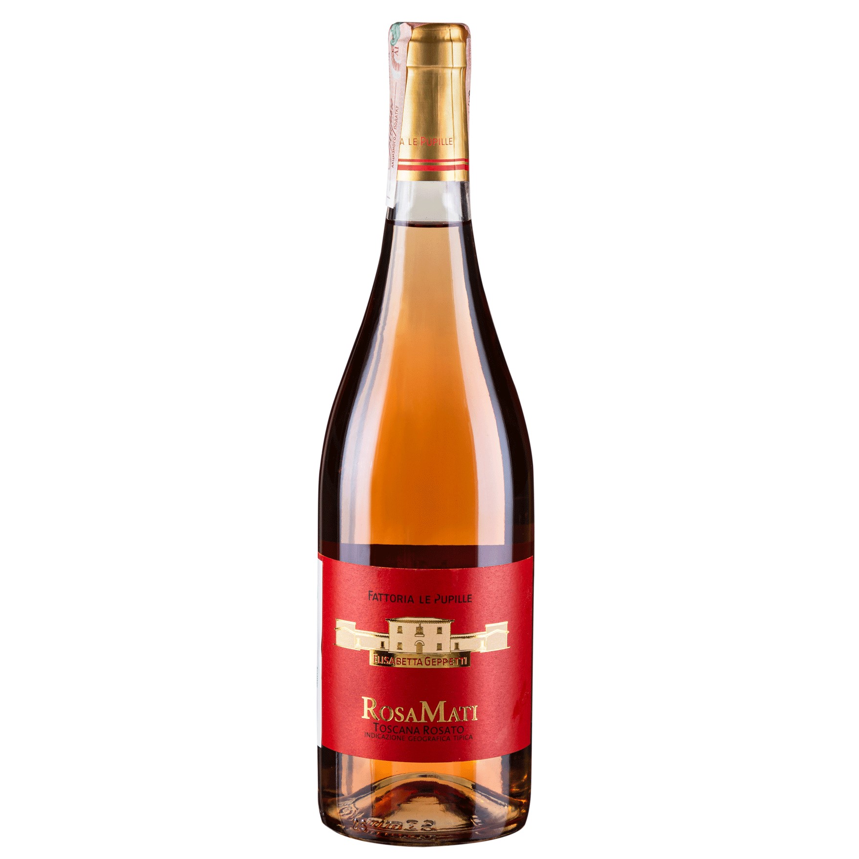 Вино Fattoria Le Pupille Rosa Mati Rose, 13,5%, 0,75 л - фото 1