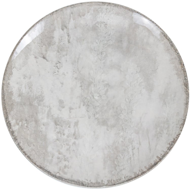 Тарілка Alba ceramics Beige, 26 см, сіра (769-015) - фото 1