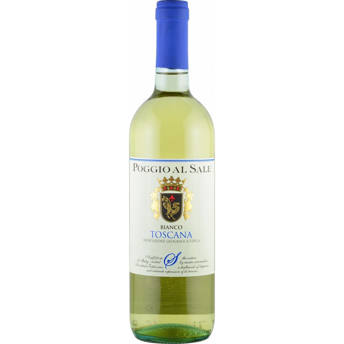 Вино Poggio al Sale Bianco Toscano IGT, белое, сухое, 0,75 л - фото 1
