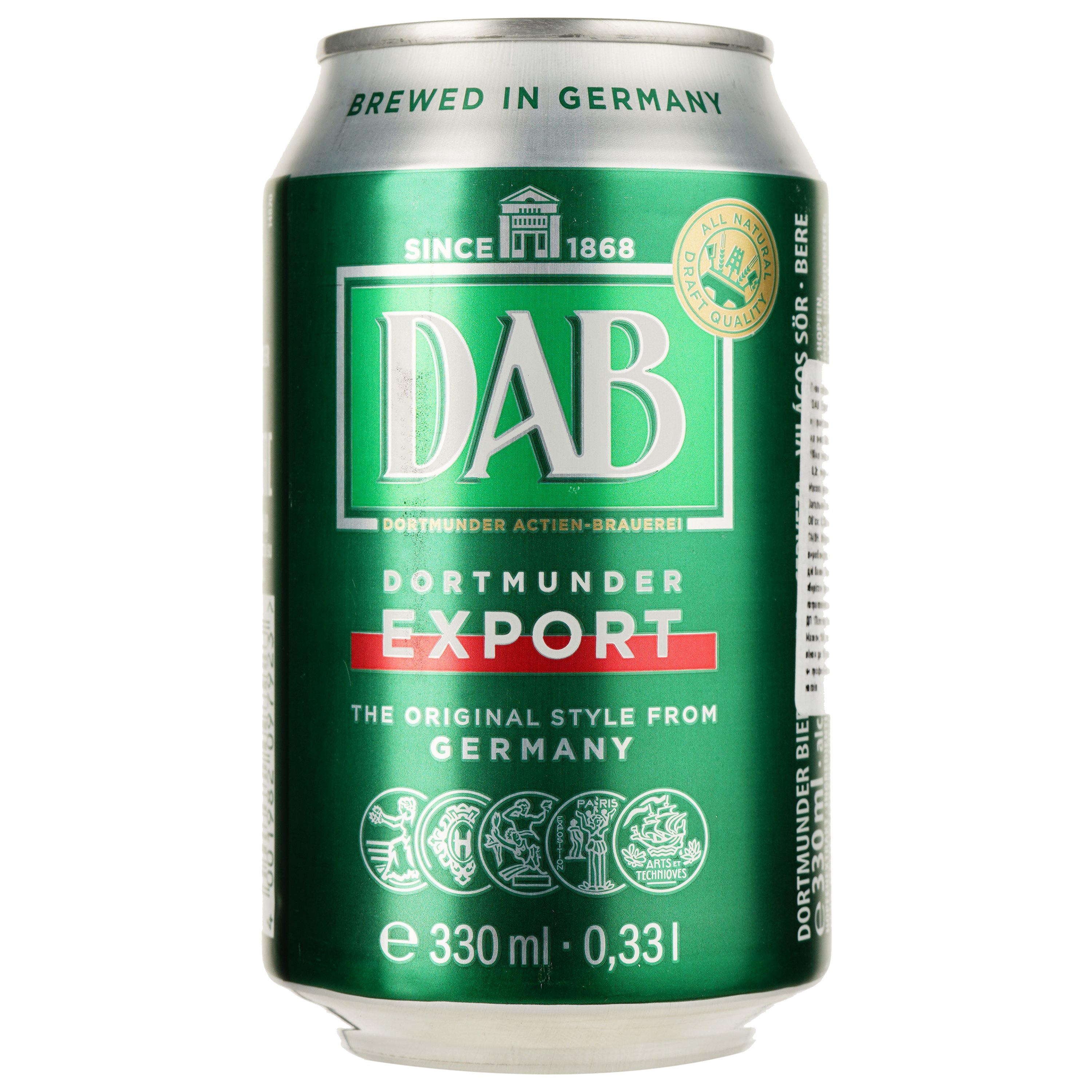 Пиво DAB Dortmunder Export светлое 5% 0.33 л ж/б - фото 1