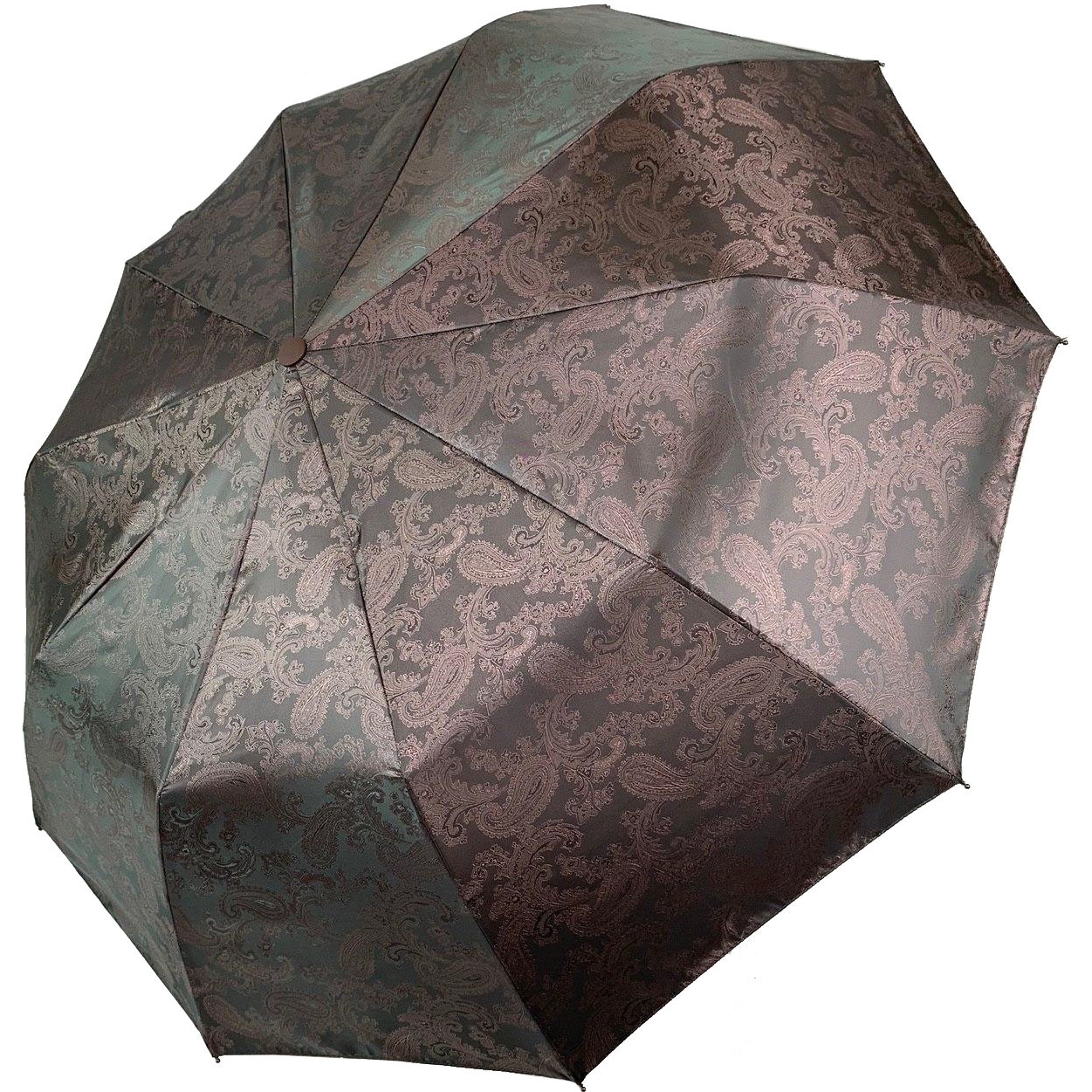 Жіноча складана парасолька напівавтомат Bellissima 102 см коричнева - фото 1