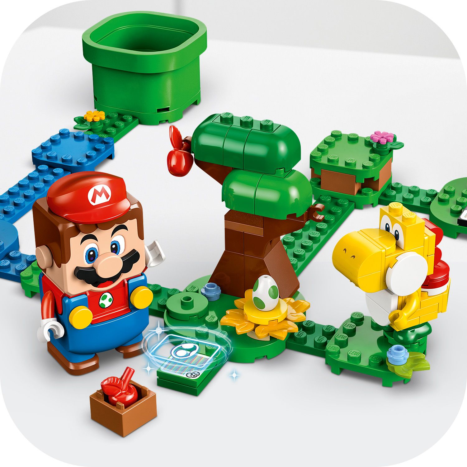 Конструктор LEGO Super Mario Прекрасний ліс Yoshi Додатковий набір 107 деталей (71428) - фото 7