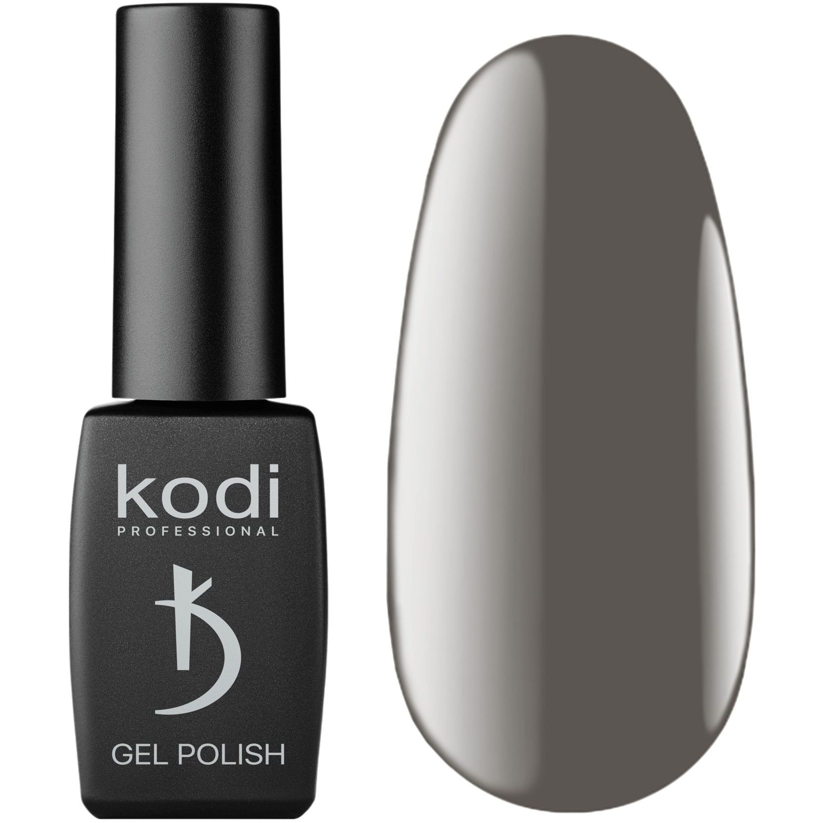 Цветное базовое покрытие для гель-лака Kodi Color Rubber Base Gel Ultimate Gray 8 мл - фото 1