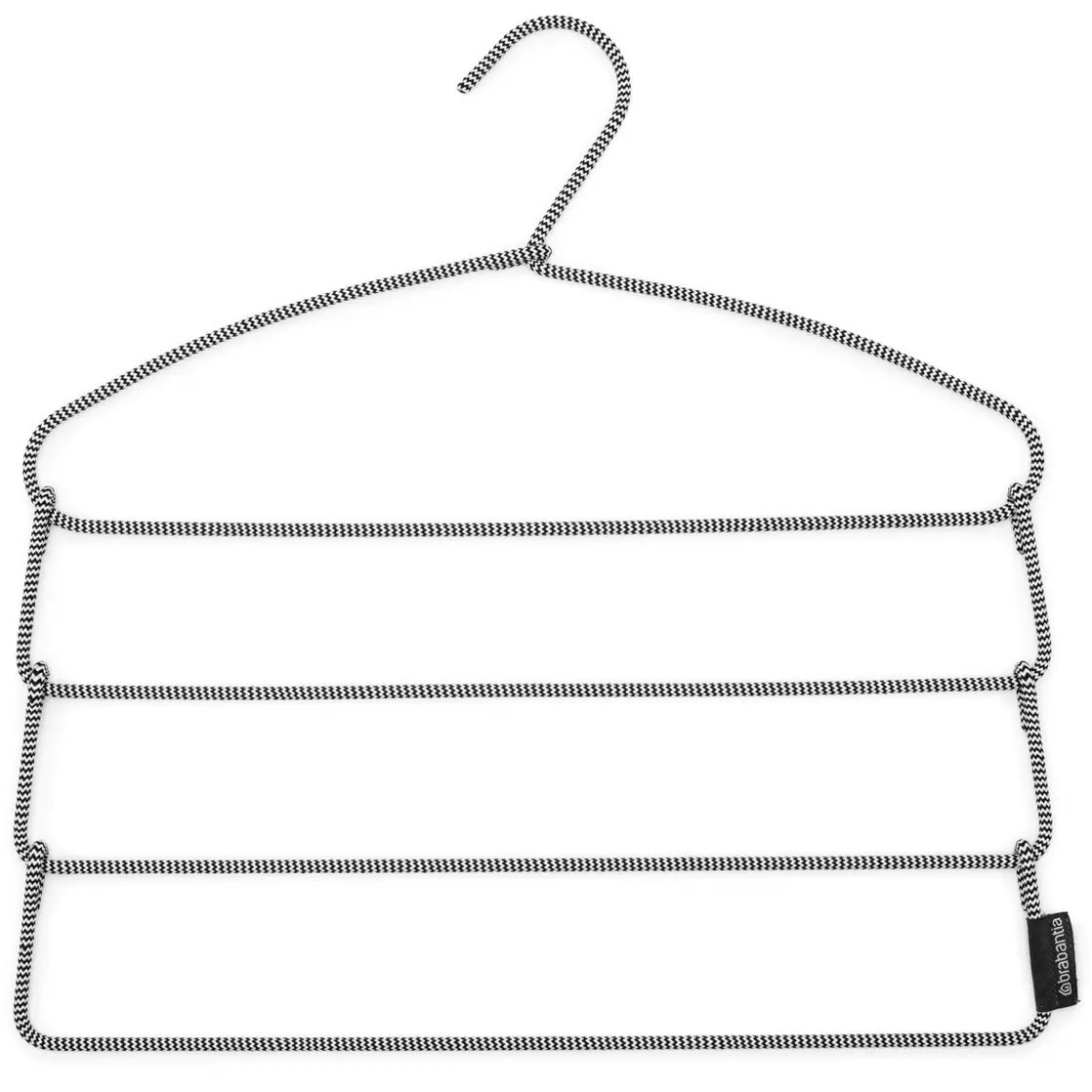 Вішалка для штанів Brabantia Soft Touch, чорно-біла (149306) - фото 1