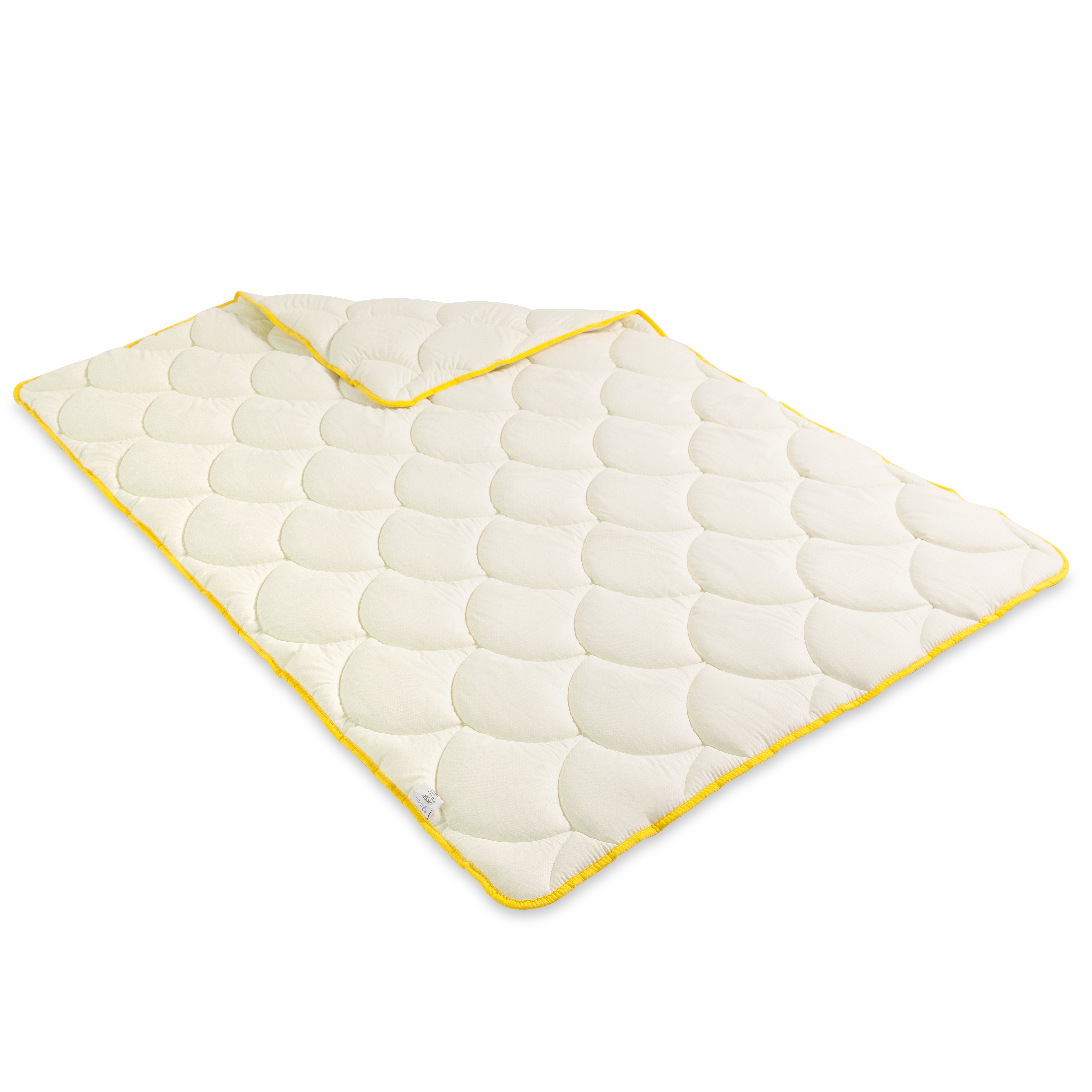 Одеяло зимнее Ideia Popcorn, полуторный, 200х140 см, молочный (8-35036 молоко) - фото 1