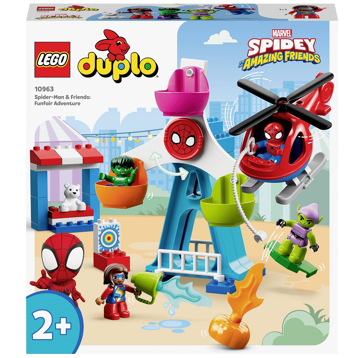 Конструктор LEGO DUPLO Человек-паук и друзья, приключения на ярмарке, 41 деталь (10963) - фото 1