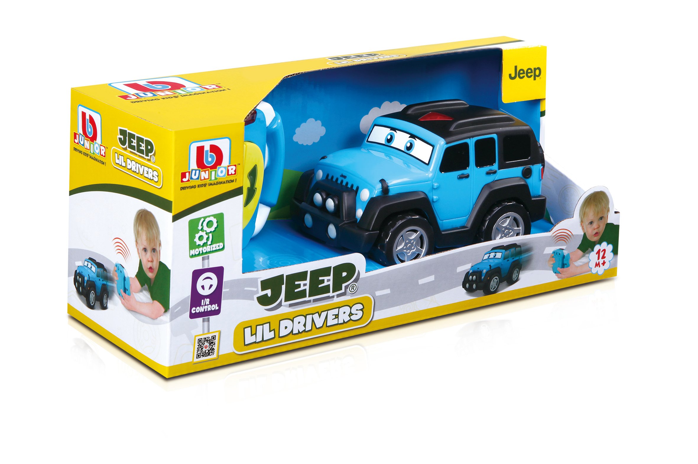 Автомодель Bb Junior Jeep Wrangler Unlimited на ИК-управлении синий (16-82301) - фото 4