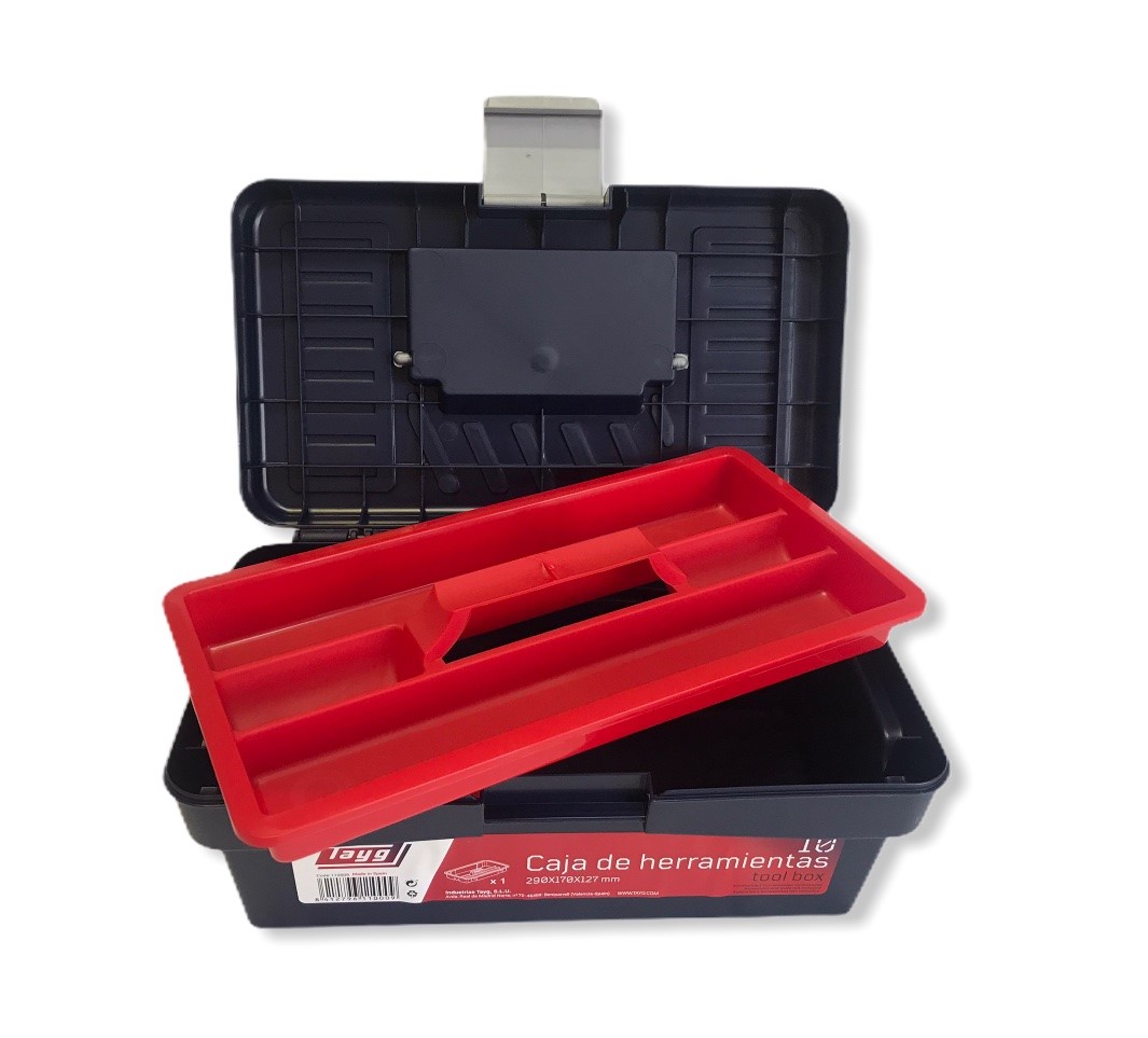 Ящик пластиковый для инструментов Tayg Box 10 Caja htas, 29х17х12,7 см, синий (110009) - фото 4