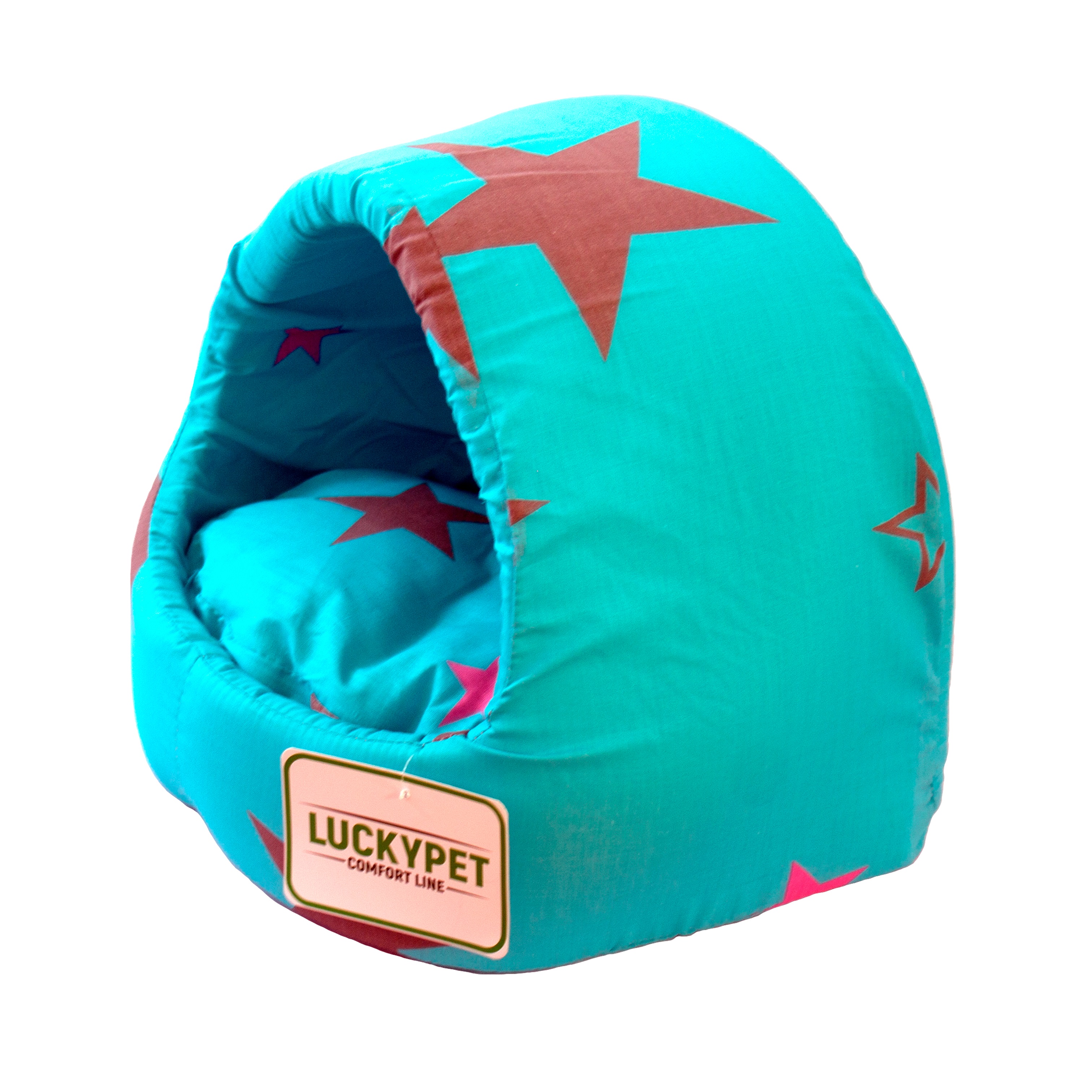 Домик Lucky Pet №0 Белла, 30x27x27 см, бирюзовый - фото 1