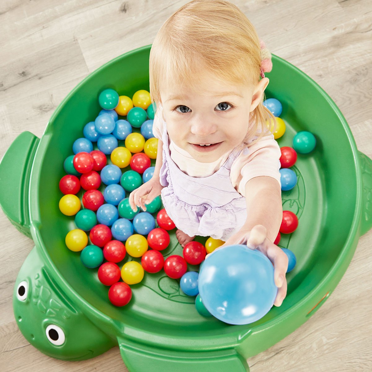 Набір різнокольорових кульок для сухого басейну Little Tikes, 100 шт. (642821E4C) - фото 3