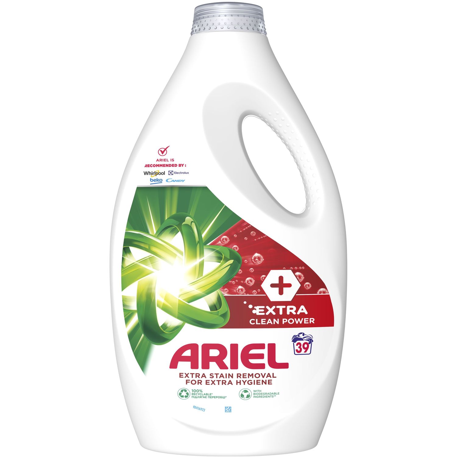 Гель для прання Ariel Extra clean Сила екстраочищення 1.95 л - фото 2
