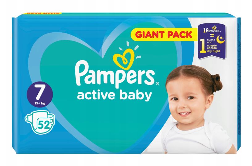 Подгузники Pampers Active Baby 7 (15+ кг), 52 шт. - фото 2