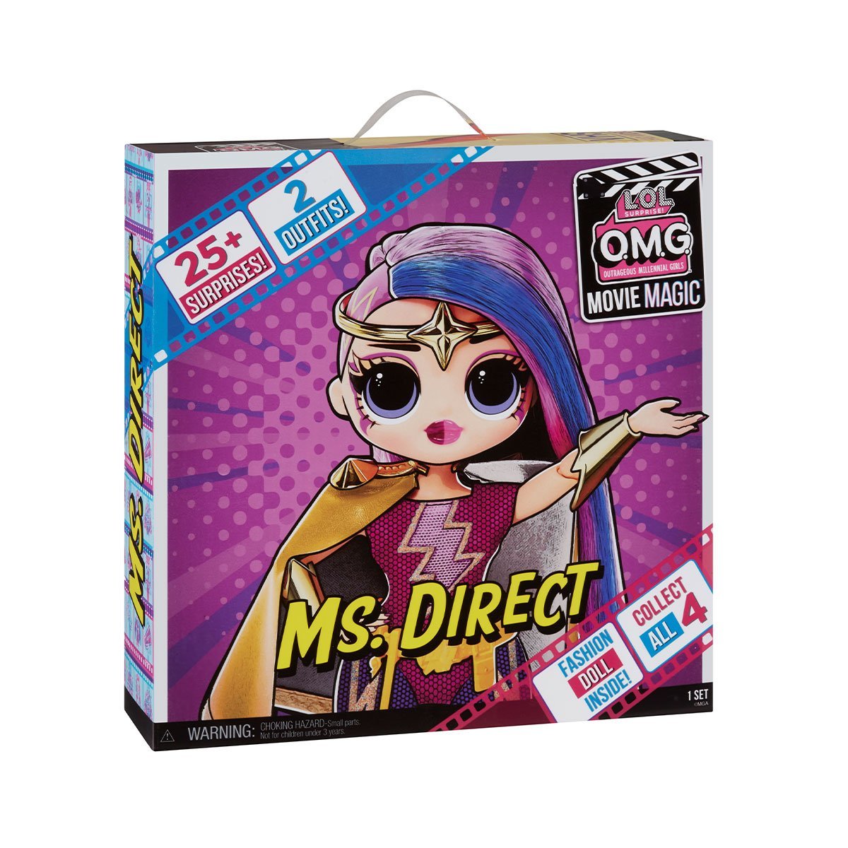 Ігровий набір з лялькою L.O.L. Surprise O.M.G. Movie Magic Міс Абсолют (577904) - фото 5