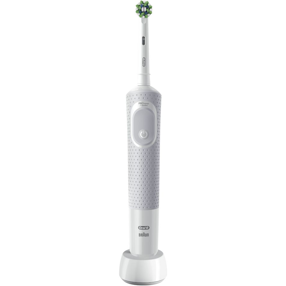 Електрична зубна щітка Oral-B Braun Vitality Pro Protect X Clean, біла - фото 1