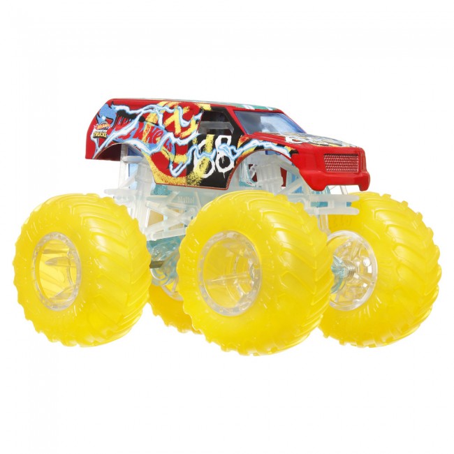 Базовая машинка-внедорожник Hot Wheels Monster Trucks Power Smashers 1:64 в ассортименте (HYJ19) - фото 1