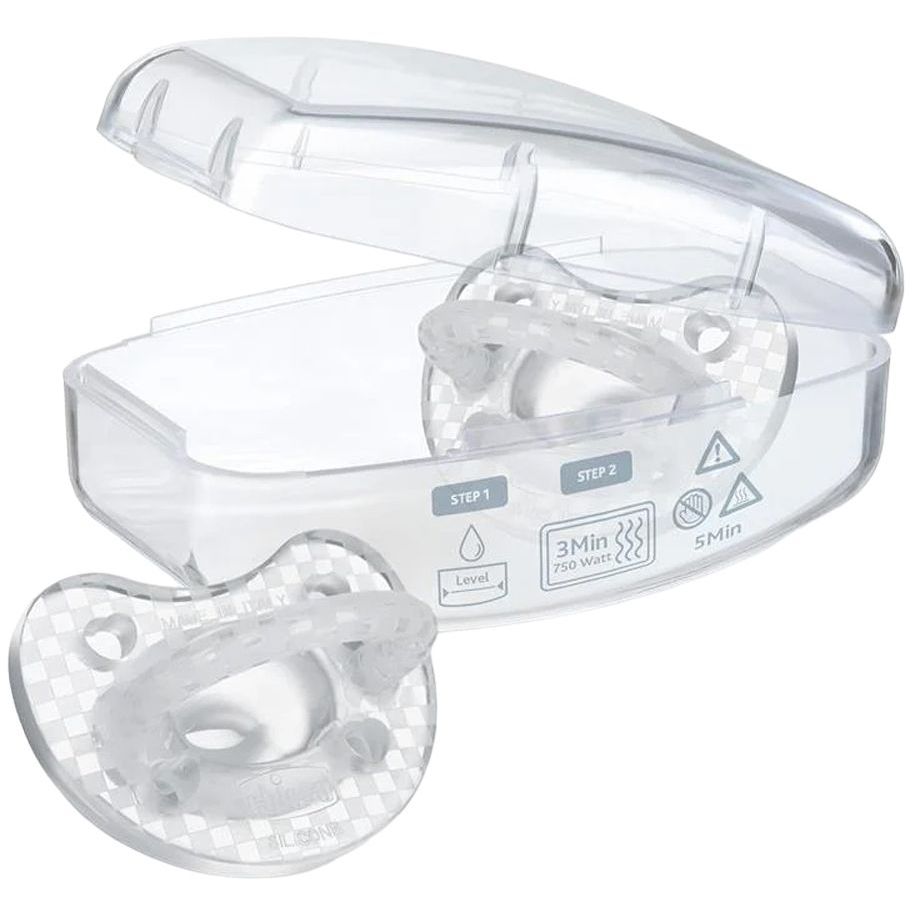 Пустушка Chicco PhysioForma Crystal силікон 16-36 місяців 2 шт. (73086.31) - фото 4