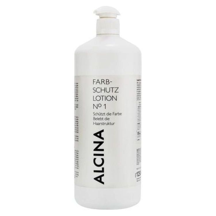 Лосьйон Alcina Farb Schutz Lotion №1 для захисту фарбованого волосся, 1250 мл - фото 1