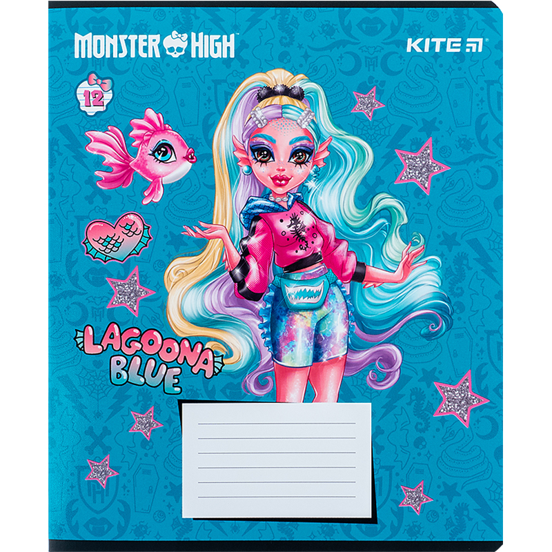 Набір зошитів Kite Monster High А5 в лінійку 12 аркушів 25 шт. (MH24-234) - фото 6