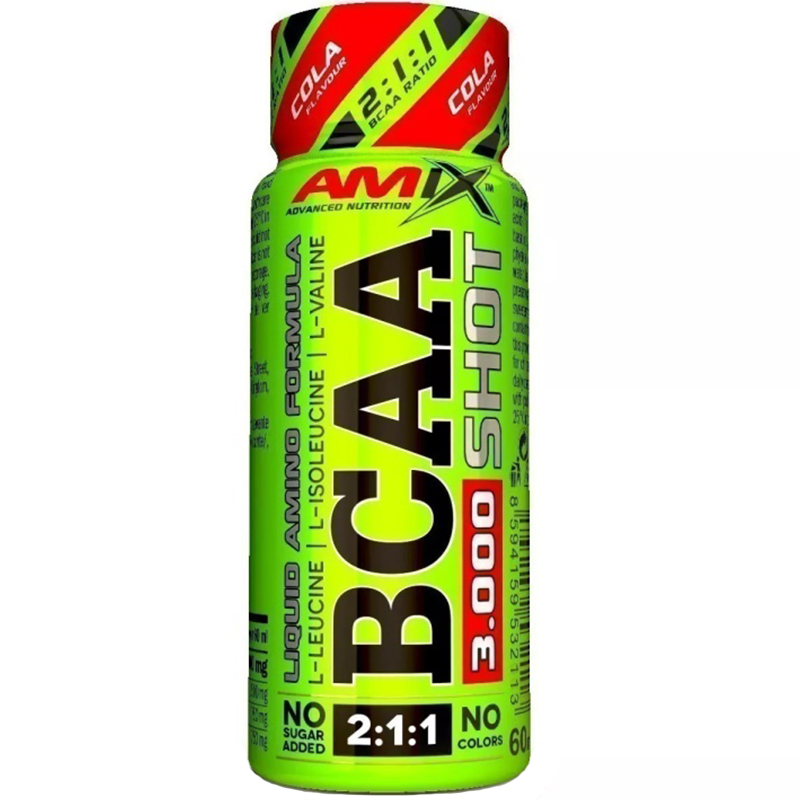 Амінокислоти Amix BCAA Shot кола 60 мл - фото 1