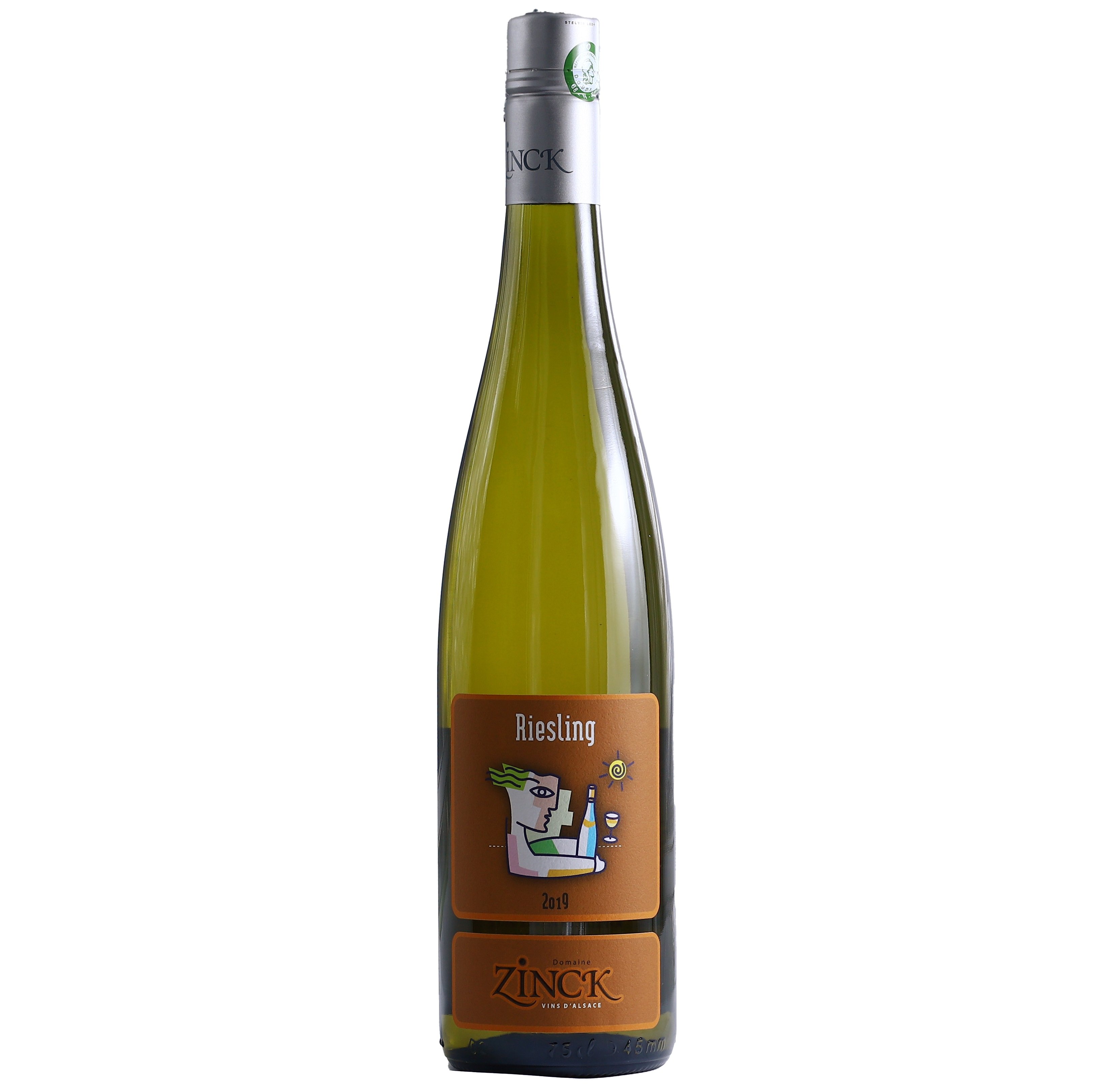 Вино Vins Zinck Sarl Riesling, белое, сухое, 0,75 л - фото 2