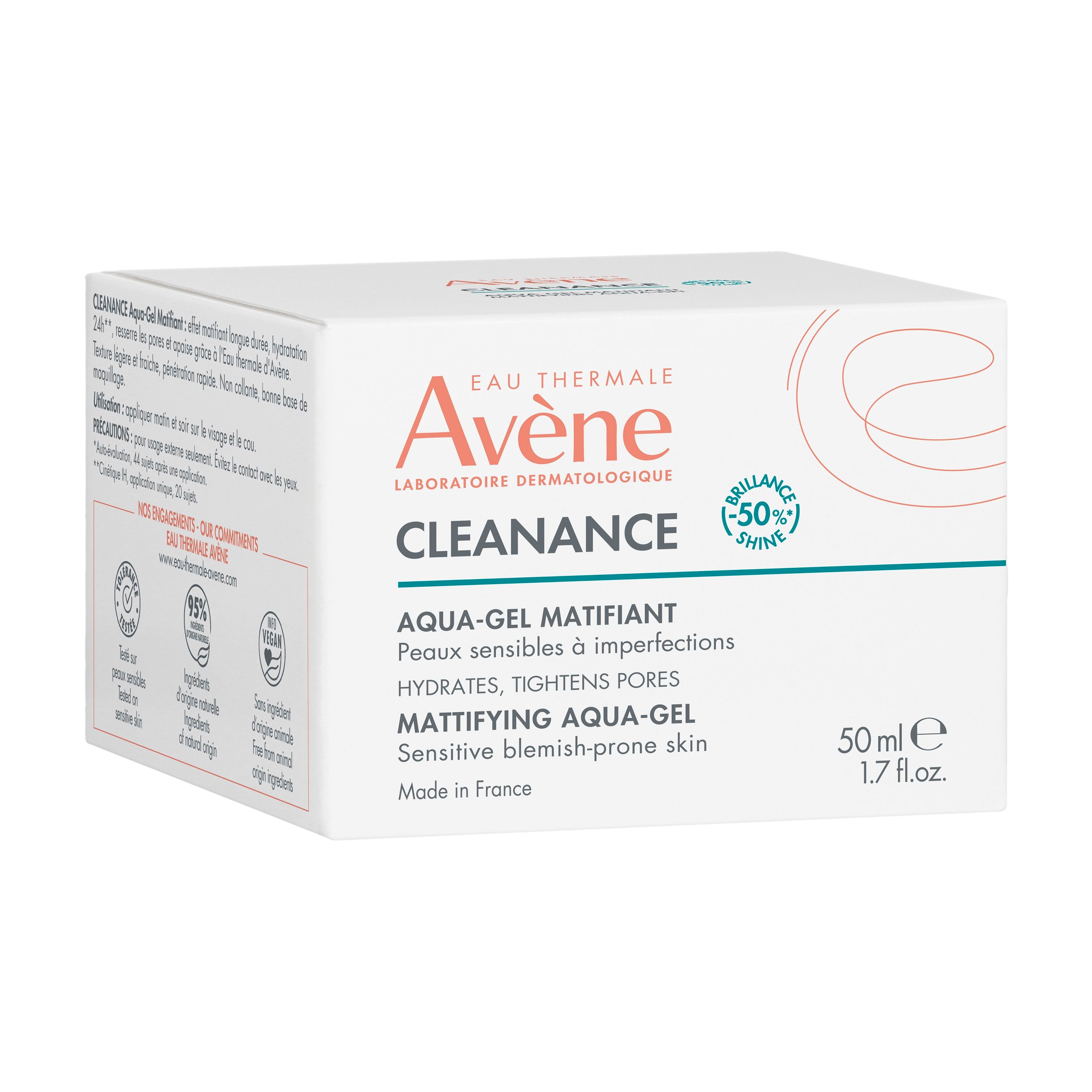 Крем-гель для обличчя Avene Cleanance Mattifying Aqua-Gel 50 мл - фото 3