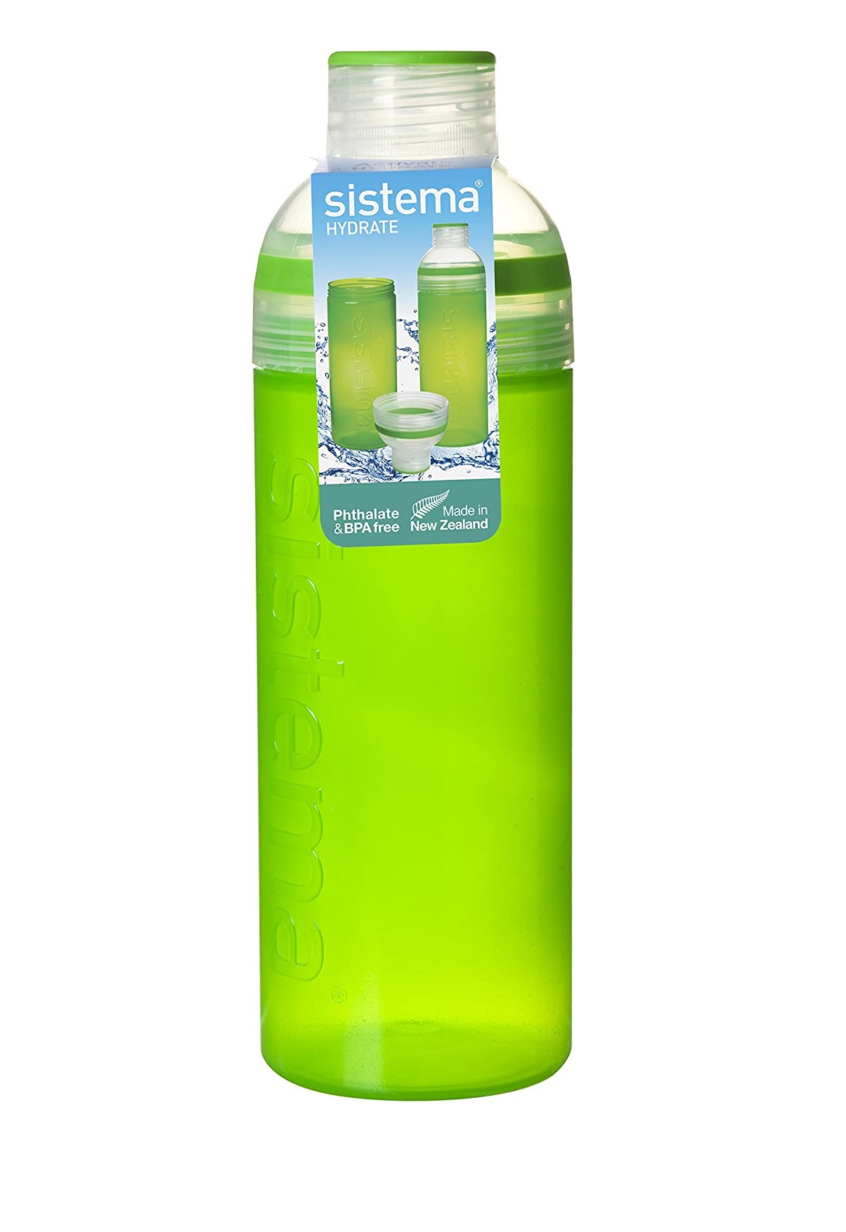 Пляшка для води Sistema, роз'ємна, 700 мл, зелений (840-2 green) - фото 1
